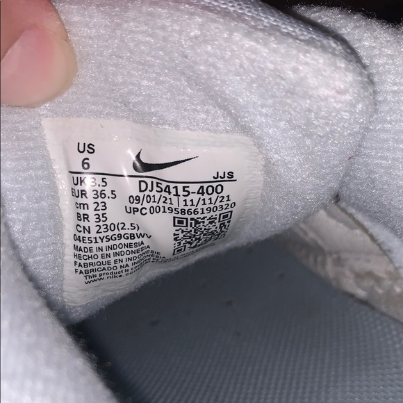 Nike Women's Air Max 90 DJ5415 400 Aura Ocean Blue Camo Swoosh Sneakers 6 - Picture 13 of 13